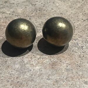 Faux, Costume, Estate, Vintage Silver Stud Earrings